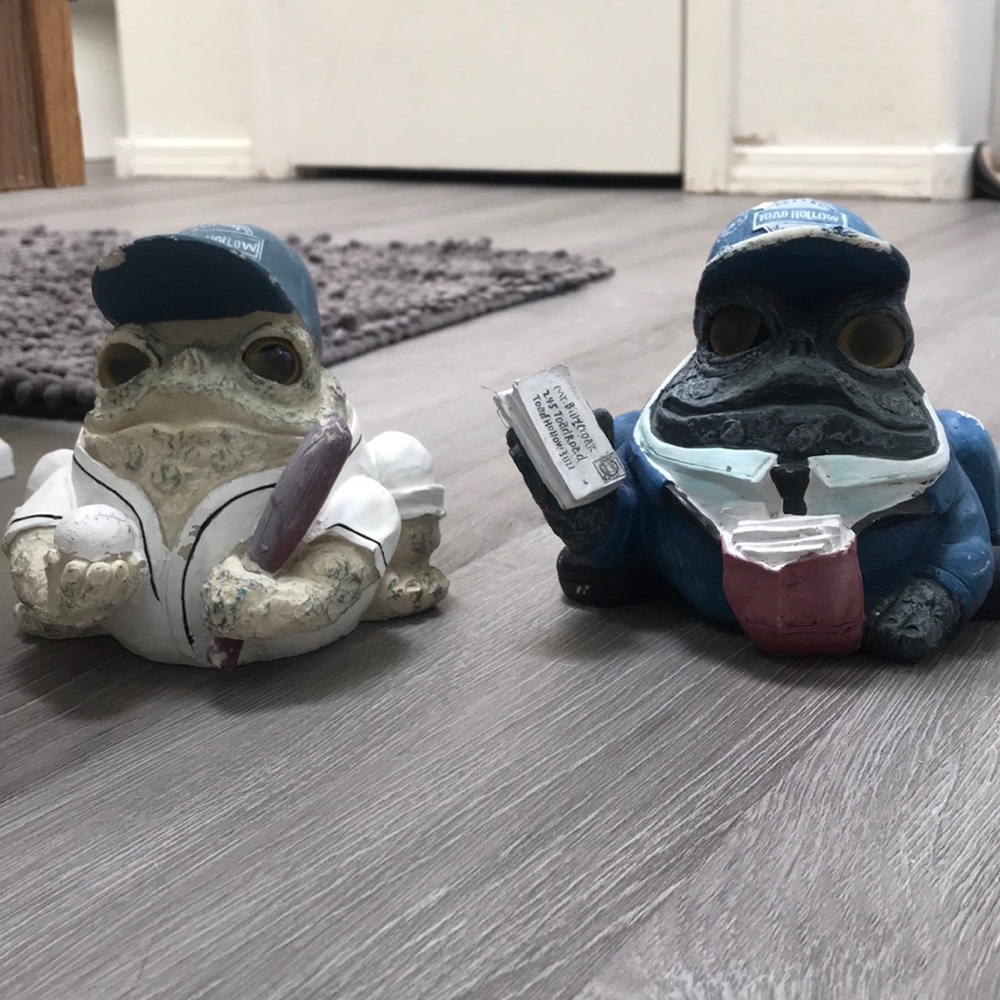 Vintage Toad Statues